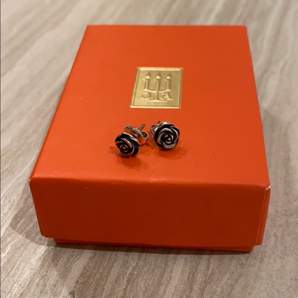 James Avery Rose Earrings